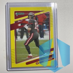 2021 Panini Donruss Yellow Press Proof Tom Brady #1 Tampa Bay Buccaneers